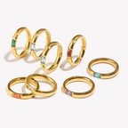 Bague avec pierre de naissance sertie pour femme