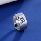 Tibetan Om Buddhist Ring silver