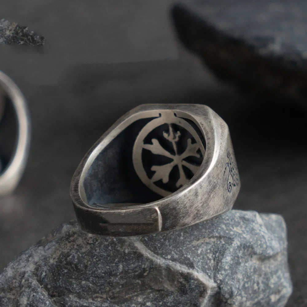 Square Ring in Egyptian Style