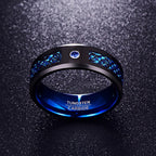 Blue Celtic Ring for Men