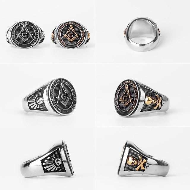 Freemasonry Signet Ring Men's Ring