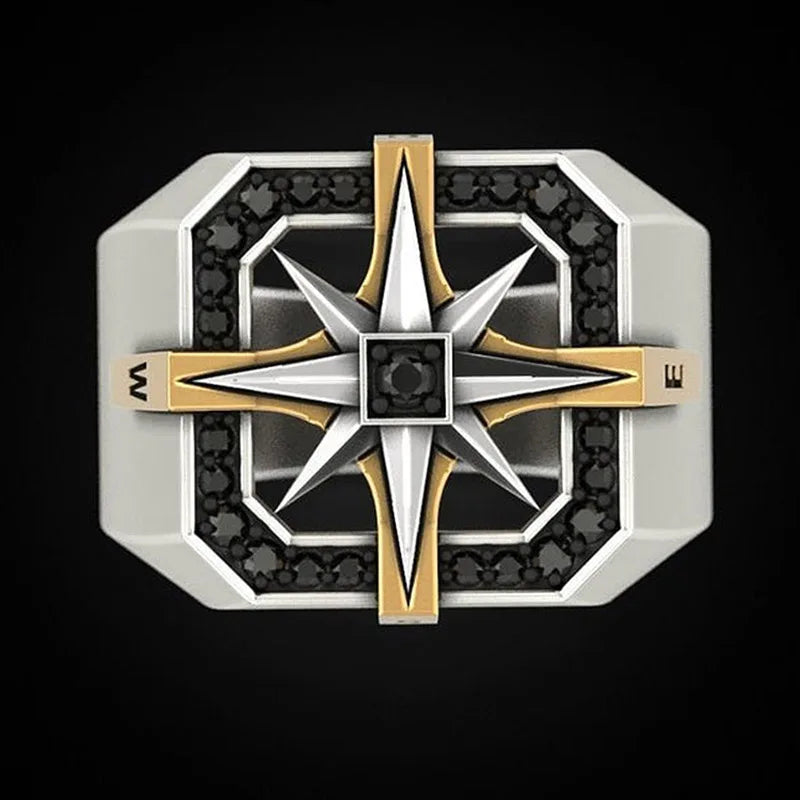 Compass Rose Wind Rose Ring