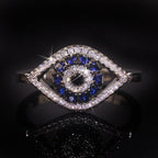 Ring Against the Evil Eye Blue Greek Turkish Matiasma Mataki