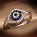 Ring Against the Evil Eye Blue Greek Turkish Matiasma Mataki