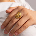 Seashell Scallop Shell Ring for Women