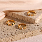 Stylish Ring with Pearls and Zircon 3