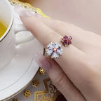 Bague Duo de Fleurs - Exception®