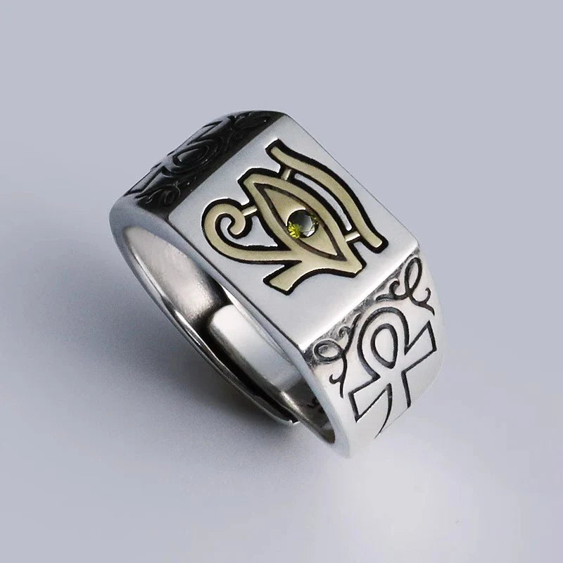 Egypt Ring Eye of Horus silver