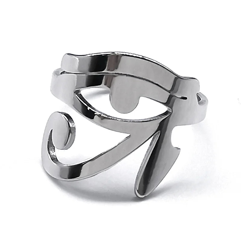Egypt Ring Eye of Horus Oudjat Witchcraft silver