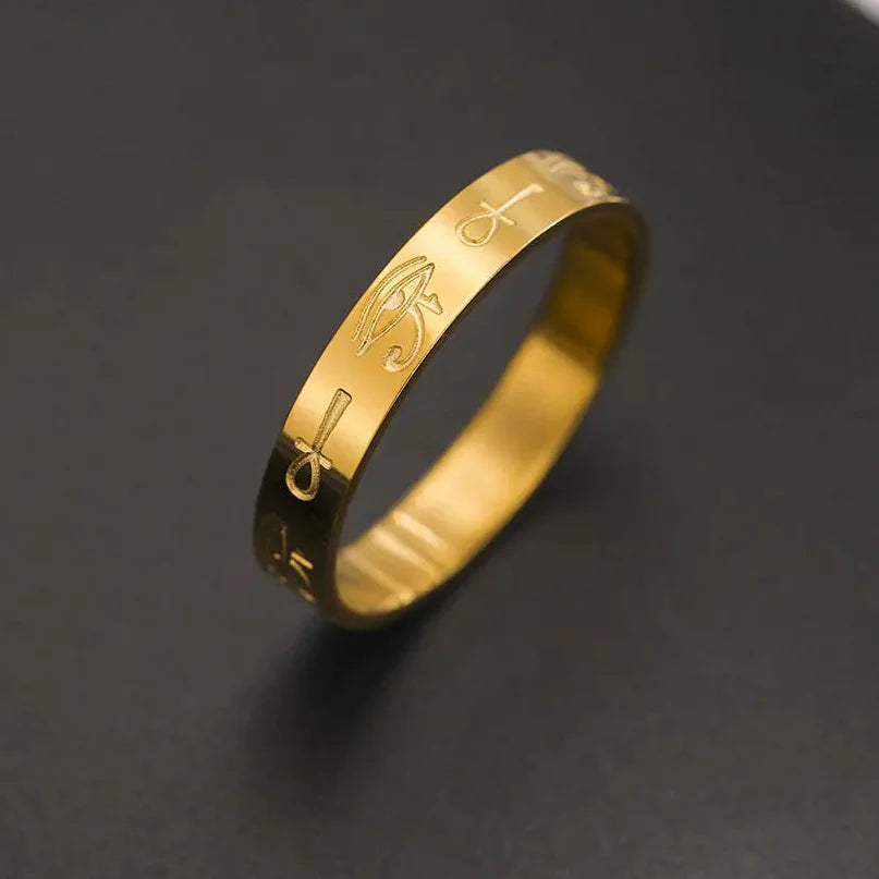 Egyptian Ring for Women Gold
