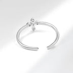 Bague Elégante avec Croix en Zircon
