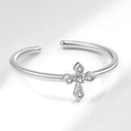 Bague Elégante avec Croix en Zircon