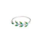 Bague Elégante avec Feuille de Laurier