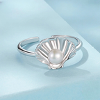 Elegant Shell Scallop Ring