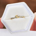 Bague élégante noeud