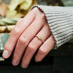 Bague élégante noeud