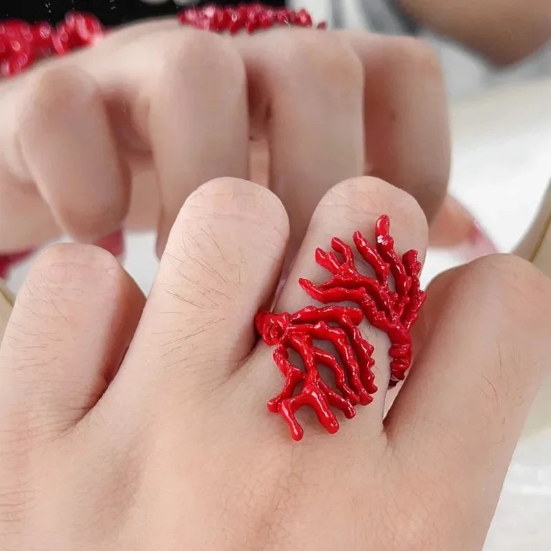 Coral Branch Ring