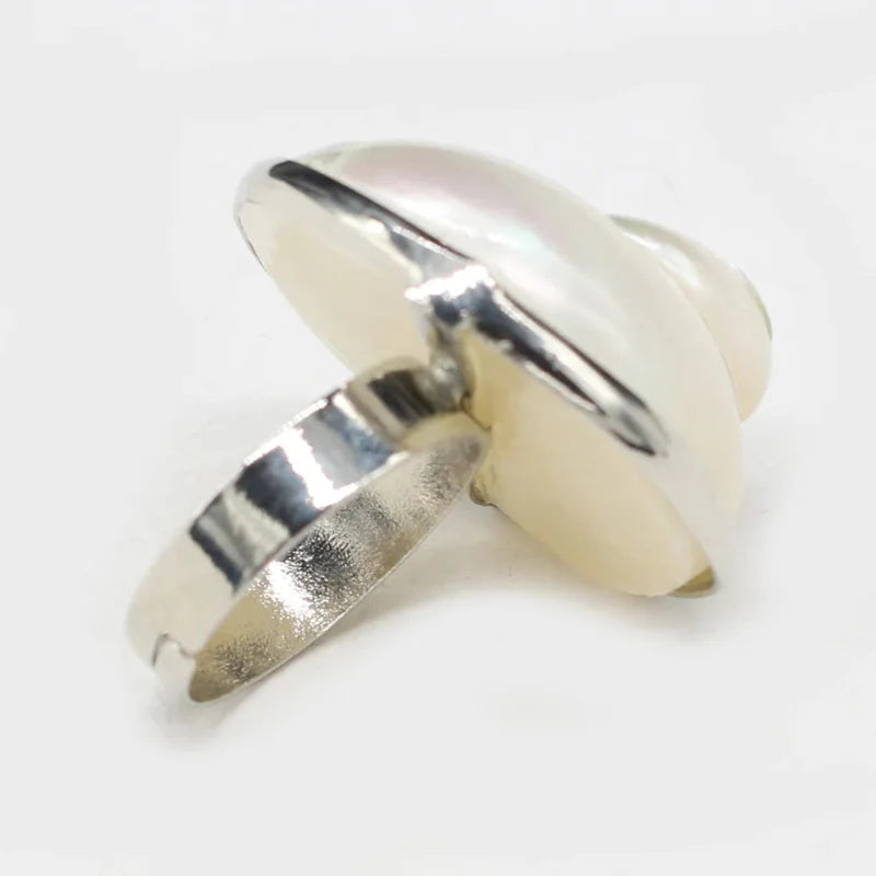 Mother-of-Pearl Shell Ring