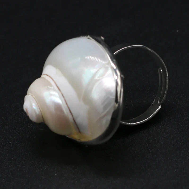 Mother-of-Pearl Shell Ring