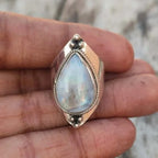 Ethnic Ring with Moonstone
