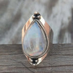 Ethnic Ring with Moonstone