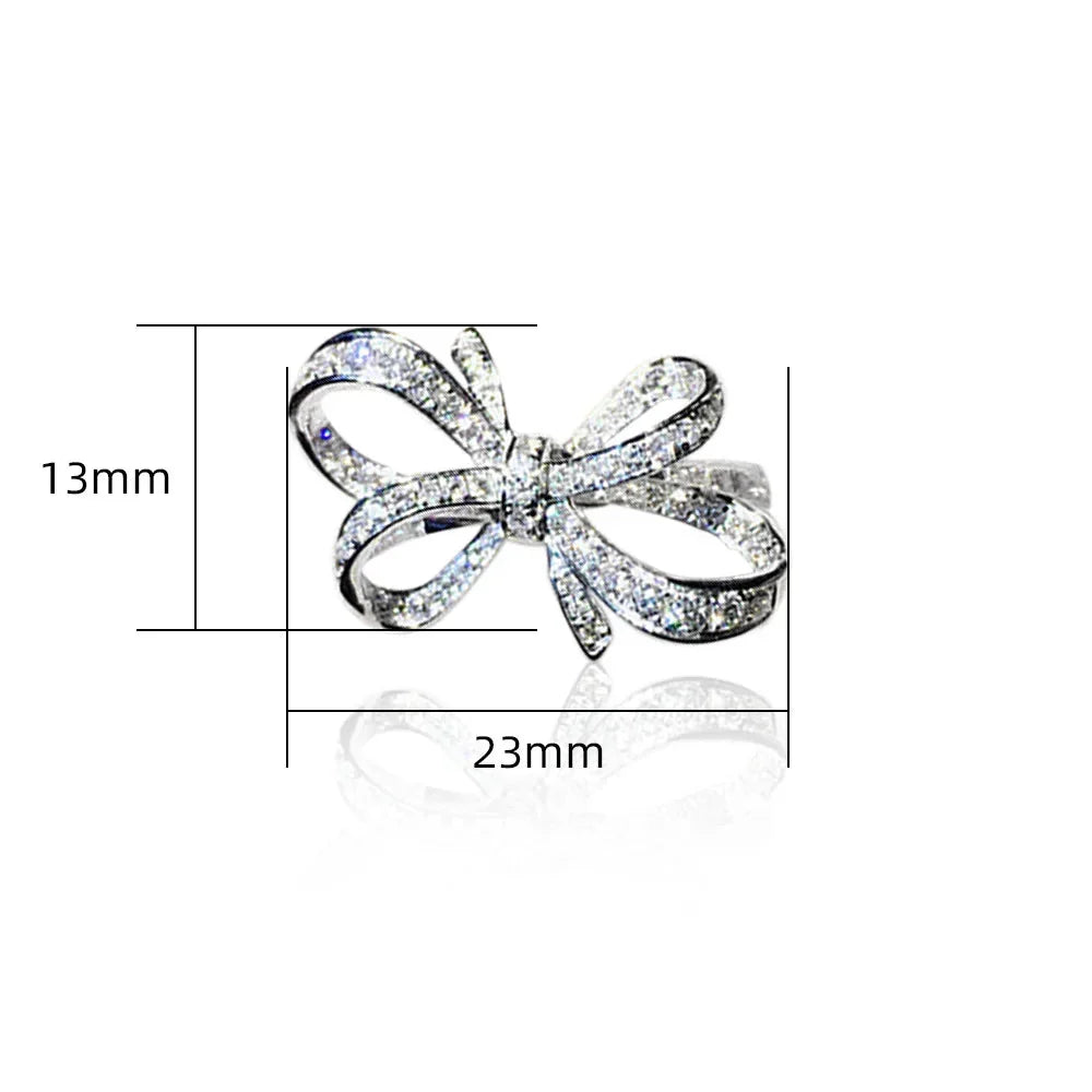 Bague femme noeud papillon
