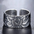 Buddhist Lotus Flower Ring
