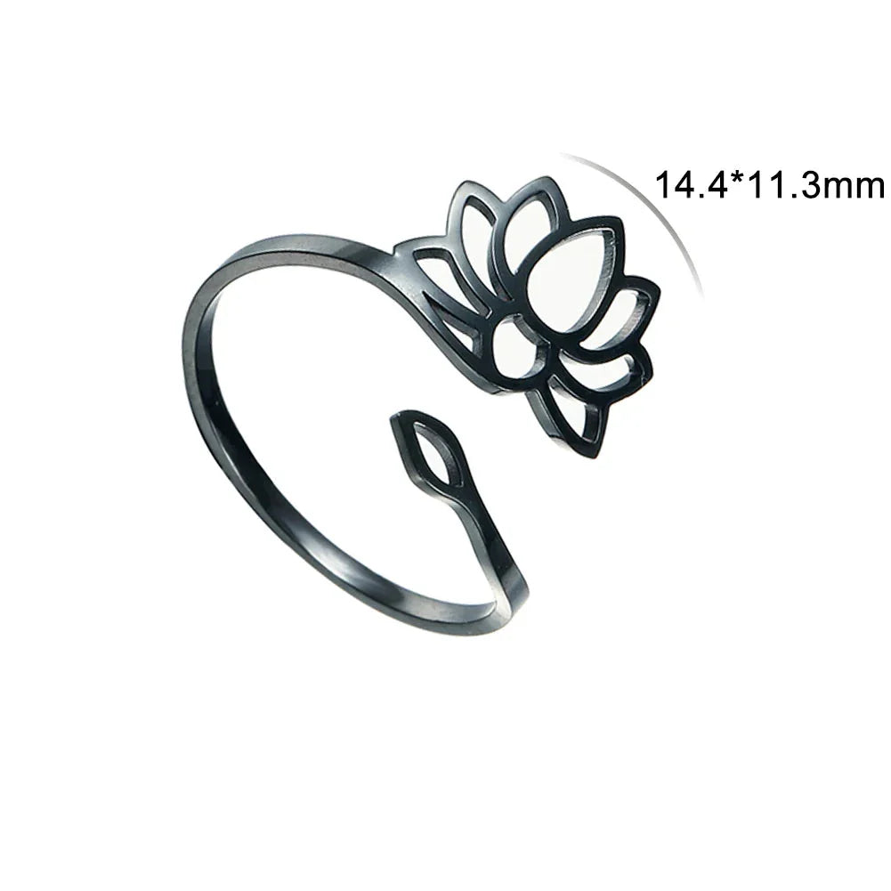 Lotus Flower Ring for Women