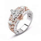 Rose Gold Gothic Woman's Ring