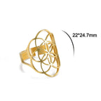 Seed of Life Ring for Women Ring