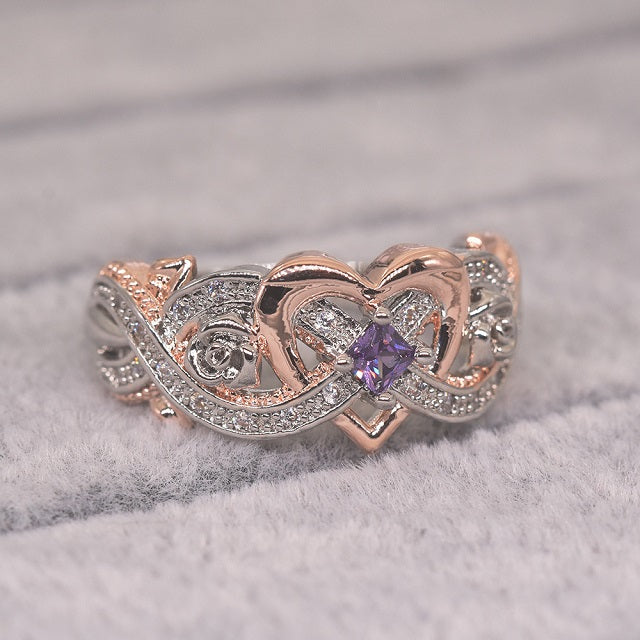 Infinity Heart Ring