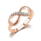 Infinity Ring Rose Gold Women