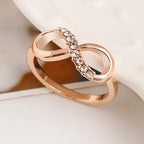 Infinity Ring Rose Gold