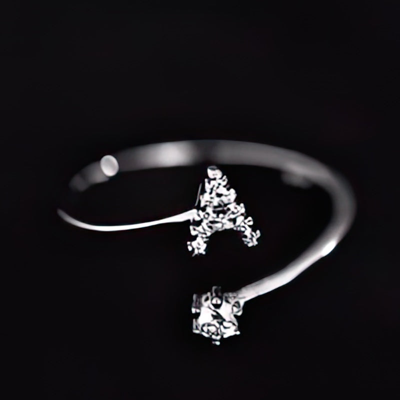 Bague initiale femme - lettre a