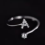 Bague initiale femme - lettre a