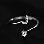 Bague initiale femme - lettre j