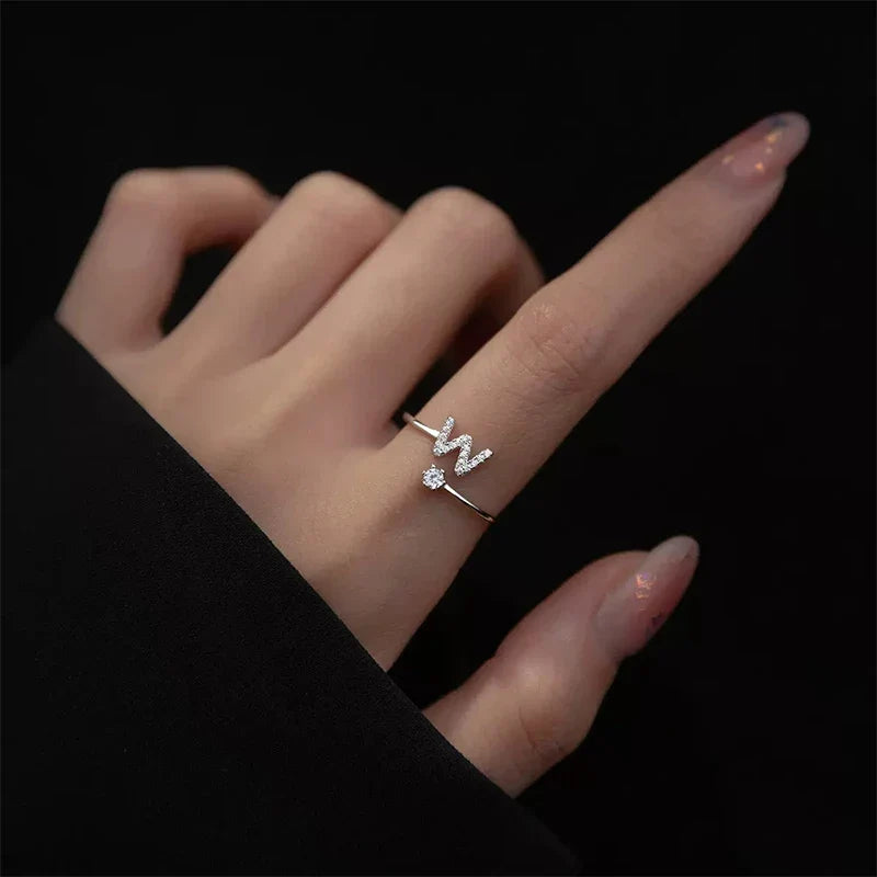 Bague initiale femme