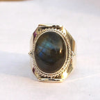 Labradorite Ring