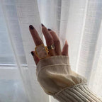 Marique ring vintage French crystal 