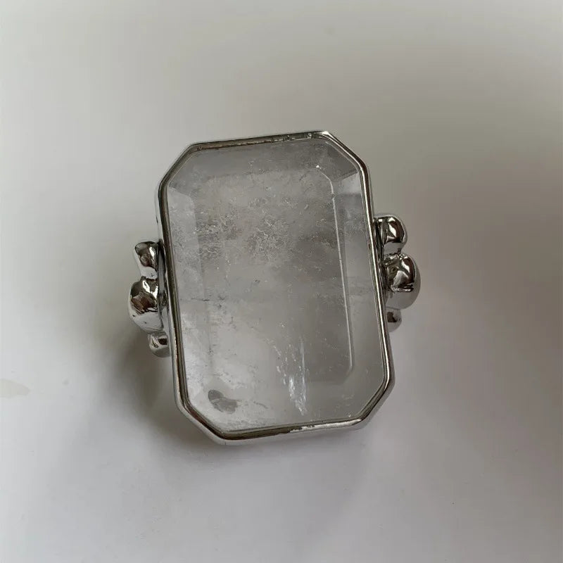 Marique ring vintage French crystal 