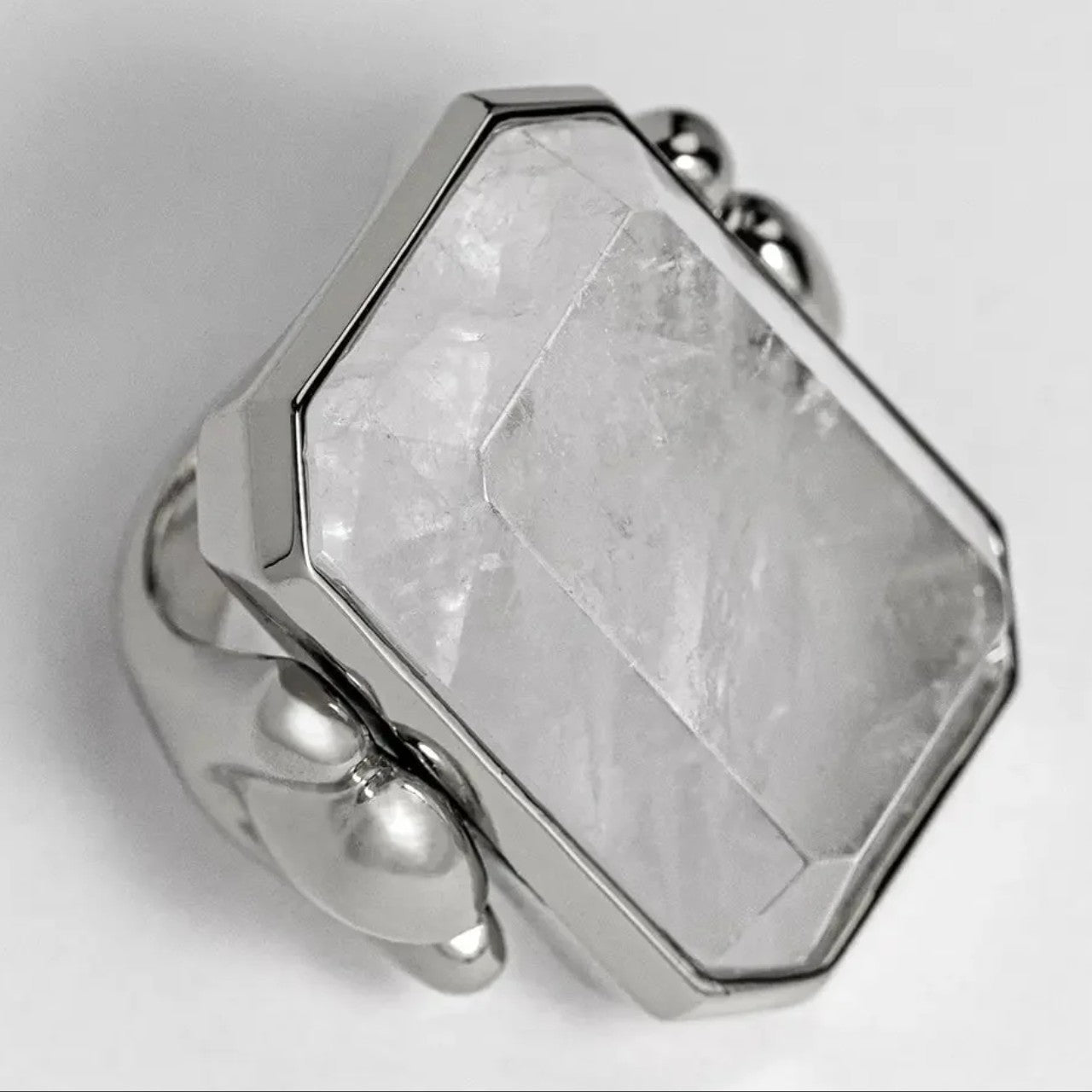 Marique ring vintage French crystal 