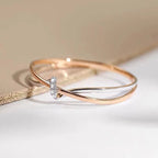 Bague noeud d'éternité mère fille