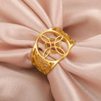Witch's Knot Ring Woman Protection Wiccan Gold Ring