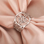 Witch's Knot Ring Woman Protection Wiccan Silver Ring