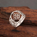 Witch's Knot Ring Woman Protection Wiccan Silver Ring