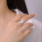 Witch's Knot Protection Ring Women's Wiccan Silver Ring