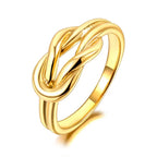 Bague noeud pour femme or