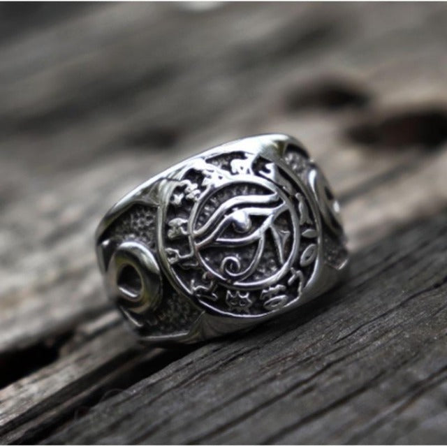 Egyptian Eye of Horus Ring