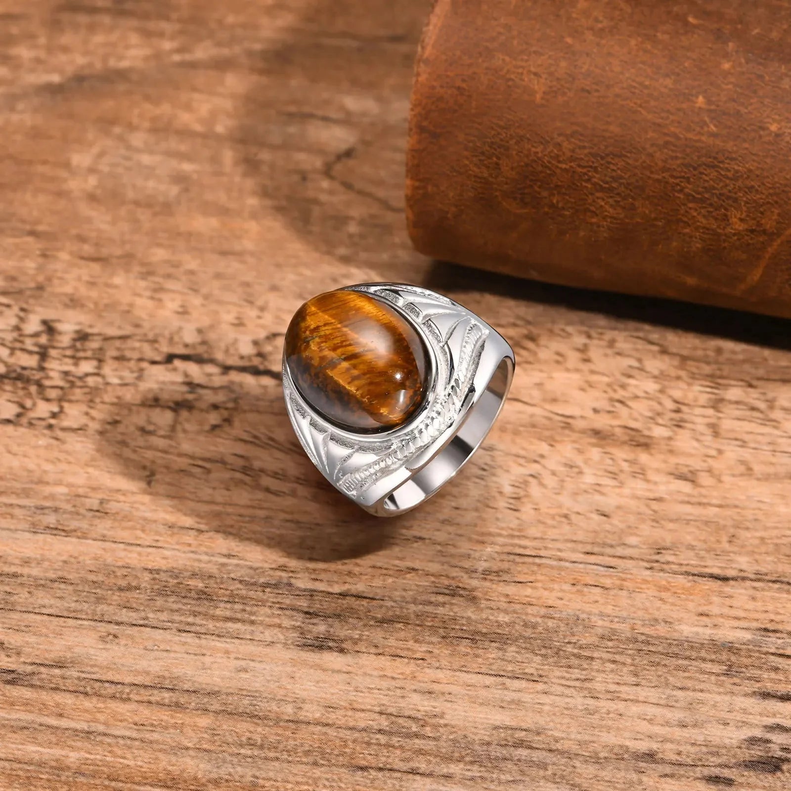 Tiger Eye Ring for Men
