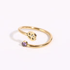 Gold Ring Zodiac Sign 12 Constellations Cancer